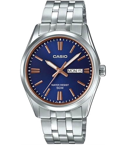 Amazon.com: Casio MTP1335D-1A2V Men's Stainless Steel Black Dial